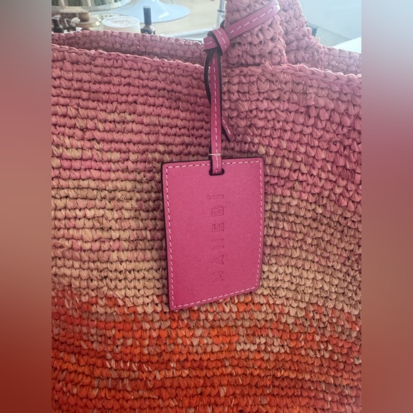 MANEBI Panier raffia tote bag - Picture 3 of 6